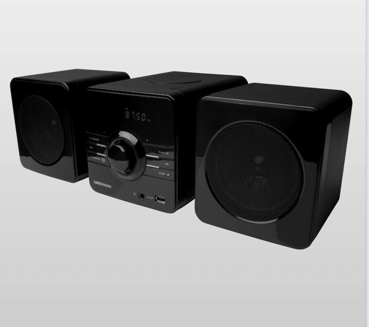 Medion® Audio-System Medion MD83067 E64018 Micro Audio System CD/MP3 Player USB UKW Radio