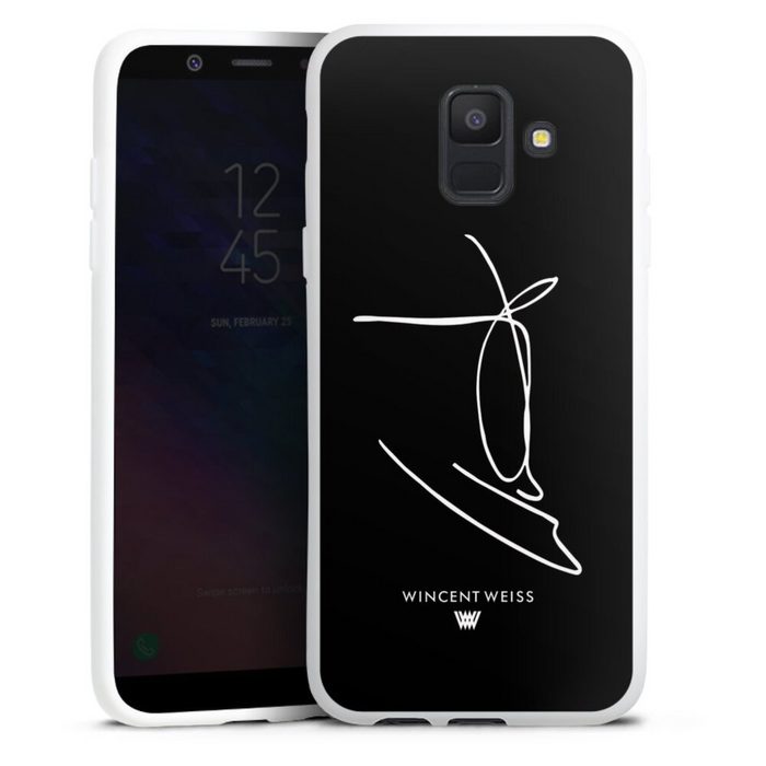 DeinDesign Handyhülle Wincent Weiss Signatur Musik Autogramm Samsung Galaxy A6 (2018) Silikon Hülle Bumper Case Handy Schutzhülle