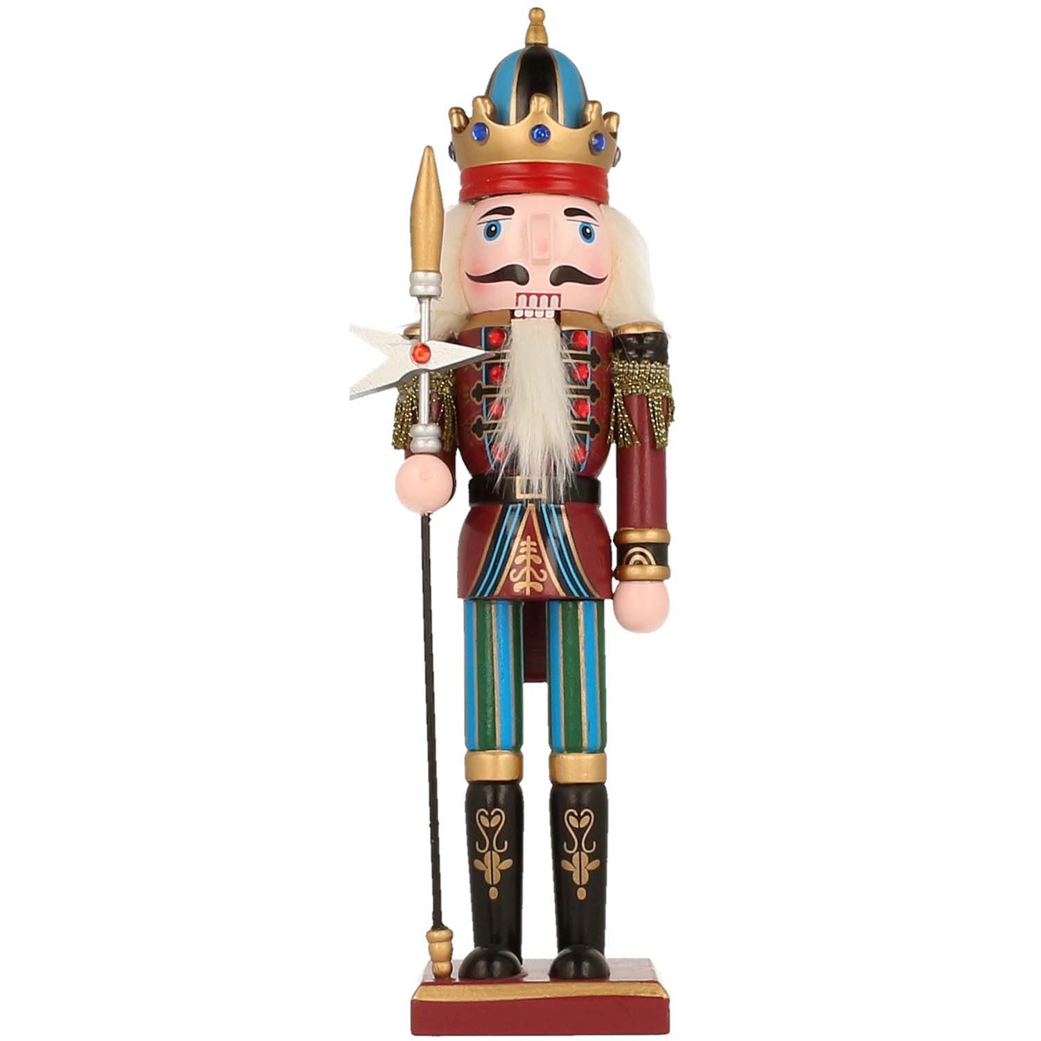 Mel-O-Design Щипцы для орехов Wunderschöne Deko Щипцы для орехов Figur Weihnachtsdeko, (H: ca. 31 cm), Weihnachtsfigur aus Holz
