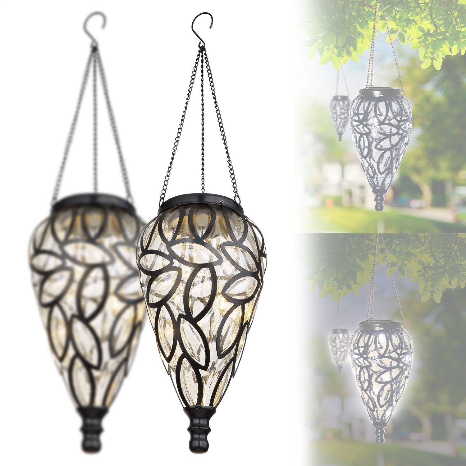 bmf-versand LED Solarleuchte Solarleuchte Garten Tropfen günstig online kaufen