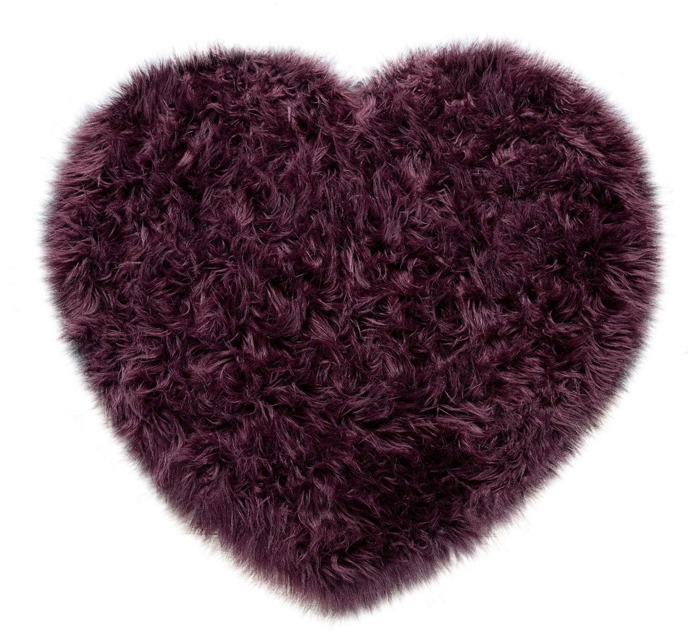 Paco Home Fellteppich Playa 960, herzförmig, Höhe: 64 mm, Kunstfell, Flokat günstig online kaufen