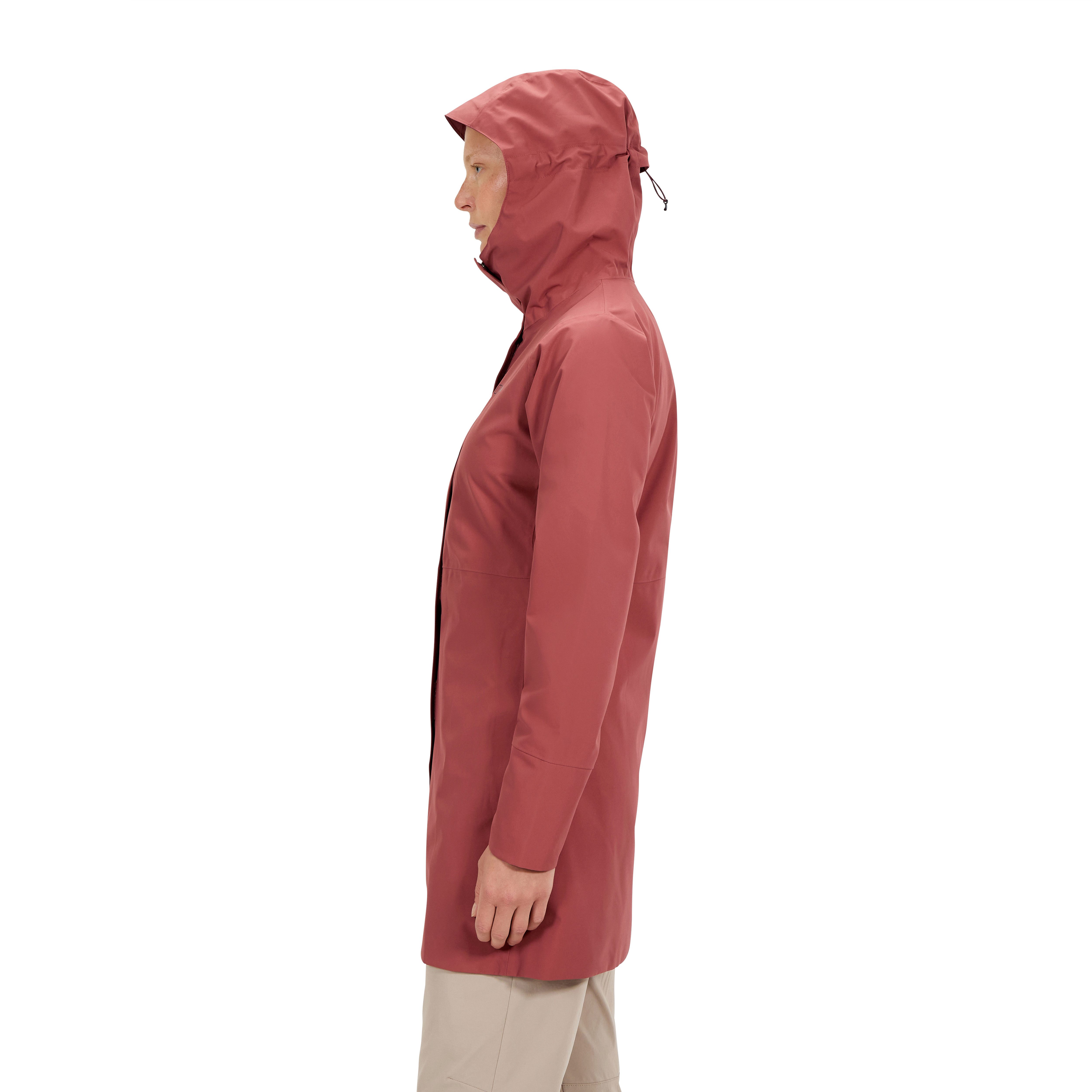 Berghaus Softshelljacke OMEARA LONG SHELL JKT AF sportlicher Stil, mit verstellbarer Kapuze, atmungsaktiv