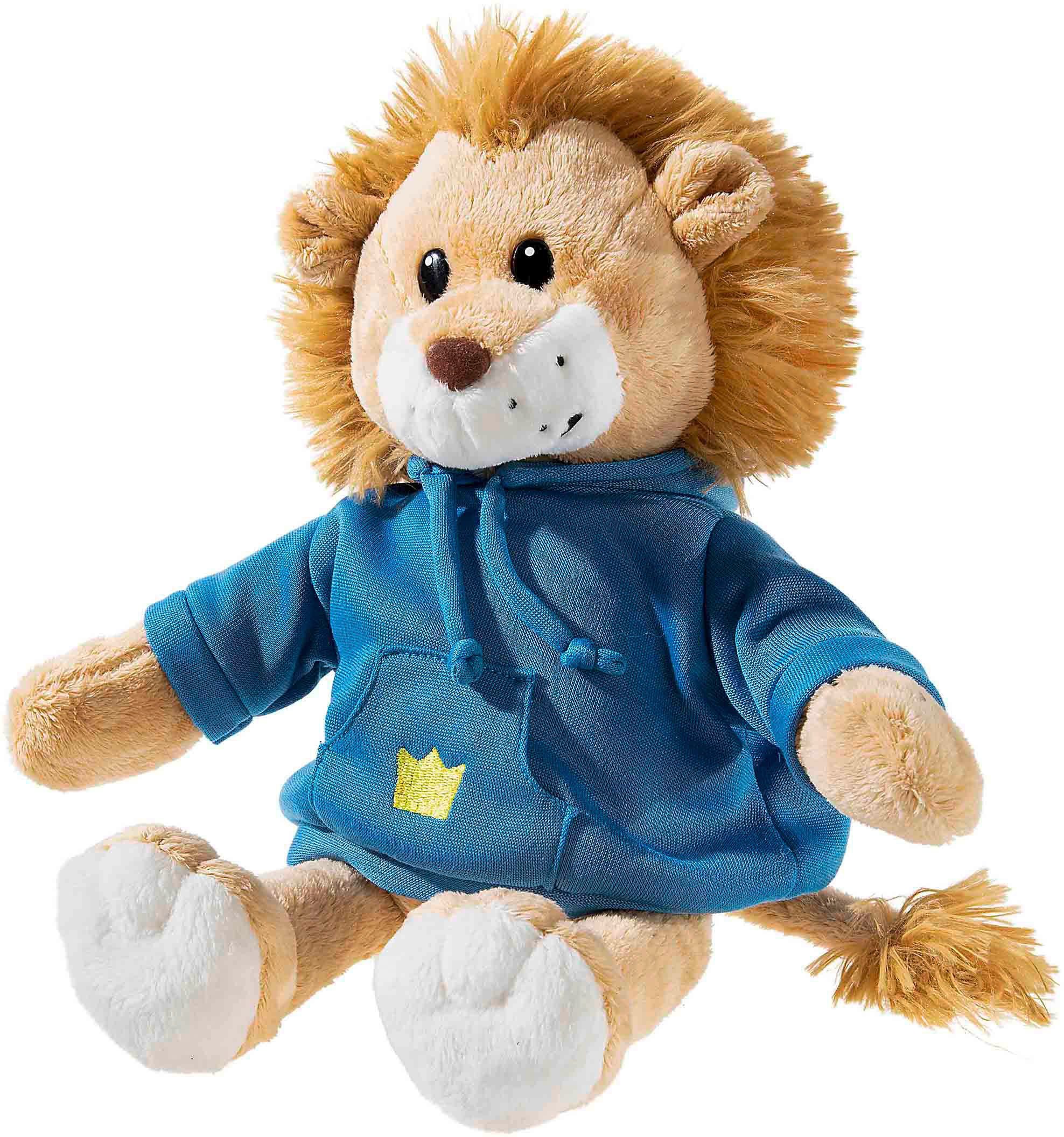 Heunec® Kuscheltier Hoody Crew, Löwe Kristof Krone 35 cm