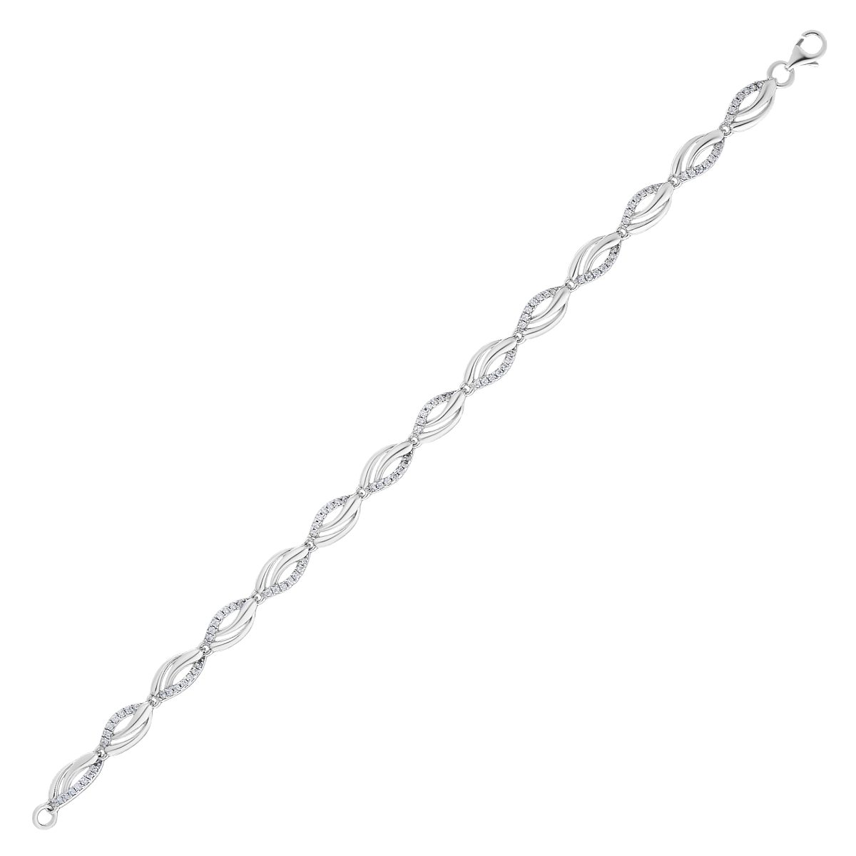 Armband Armband Bracelet 925 Silber Zirkonia Damenschmuck Echtschmuck