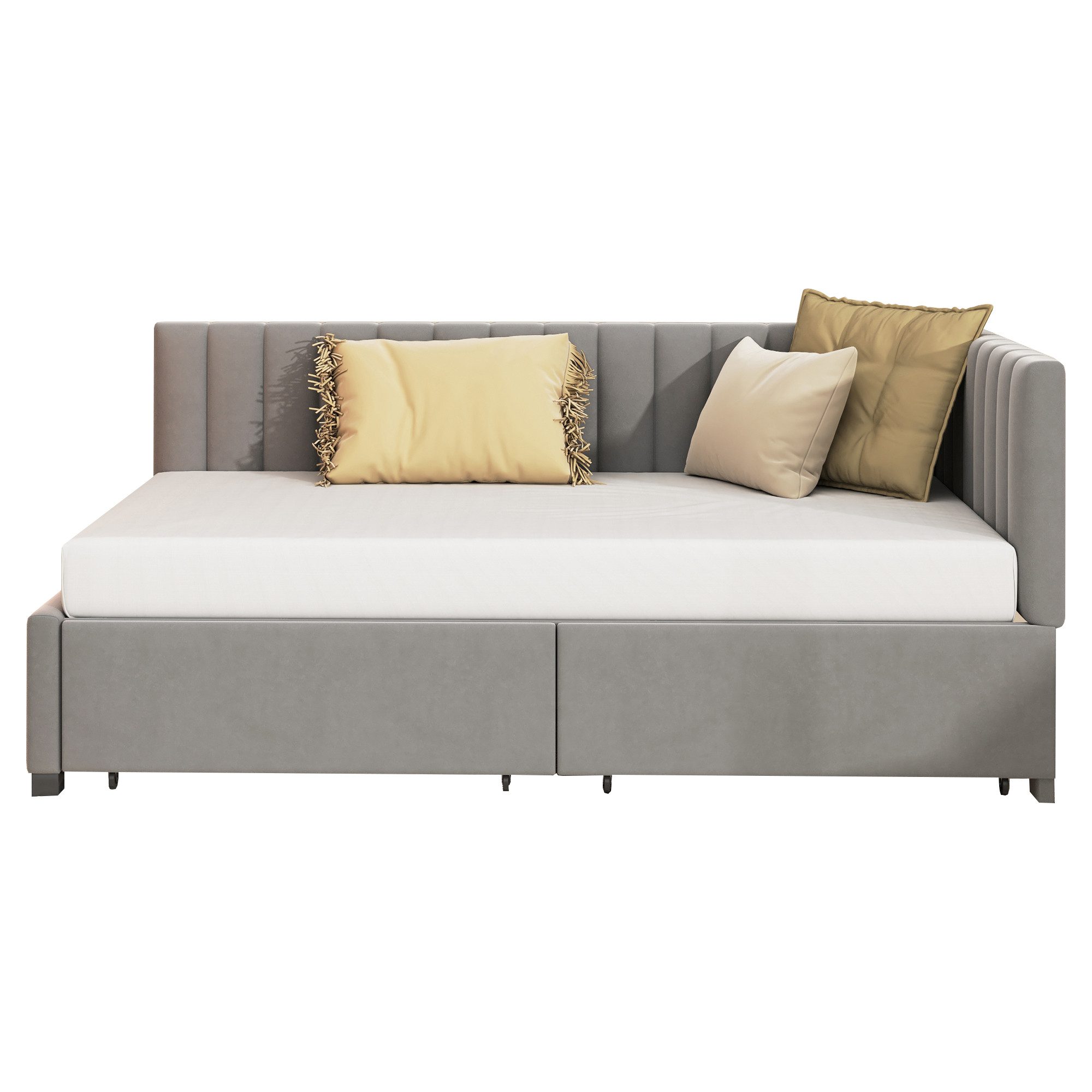 REDOM Polsterbett Schlafsofa, Multifunktionsbett (90x200 cm, günstig online kaufen