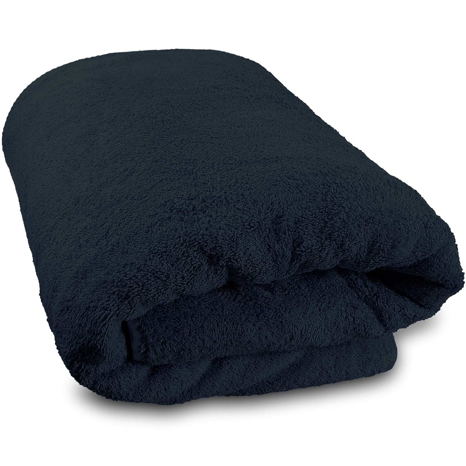 Lanudo Badetücher Lanudo® Saunahandtuch "Pure Line" 80x200 cm div. Farben, günstig online kaufen