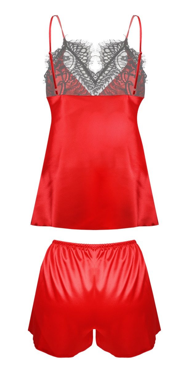 DKaren Pyjama einfarbiges 2teiliges Nachtwäsche-Set (Top, günstig online kaufen