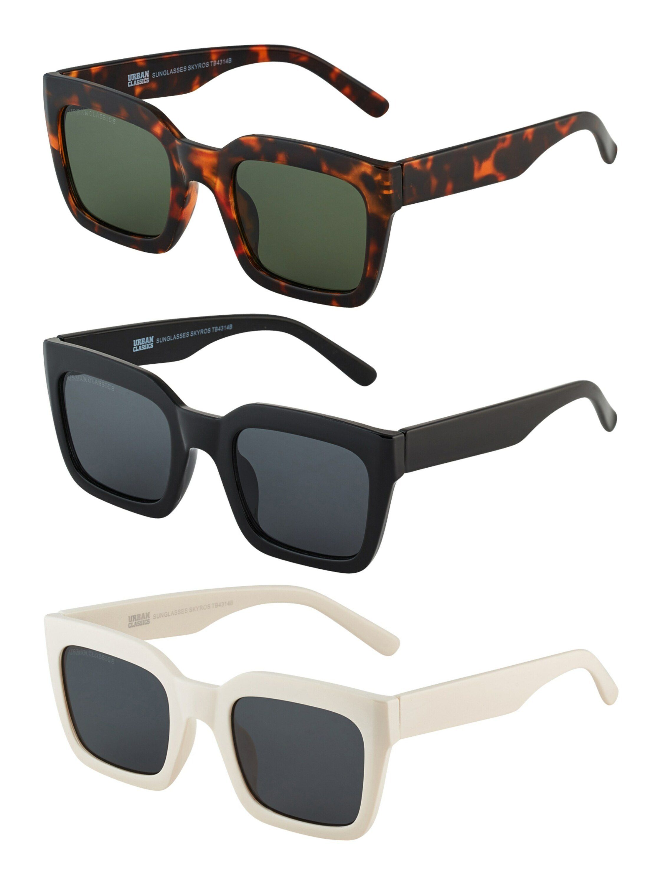 URBAN Label Skyros Unisex Print CLASSICS Sunglasses Sonnenbrille 3-Pack,