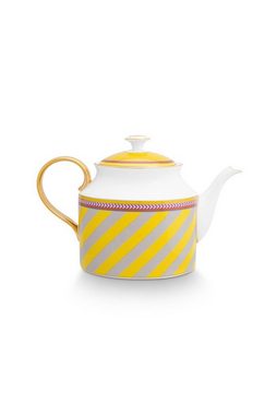 PiP Studio Teekanne Chique Stripes Teekanne gelb 1,8l