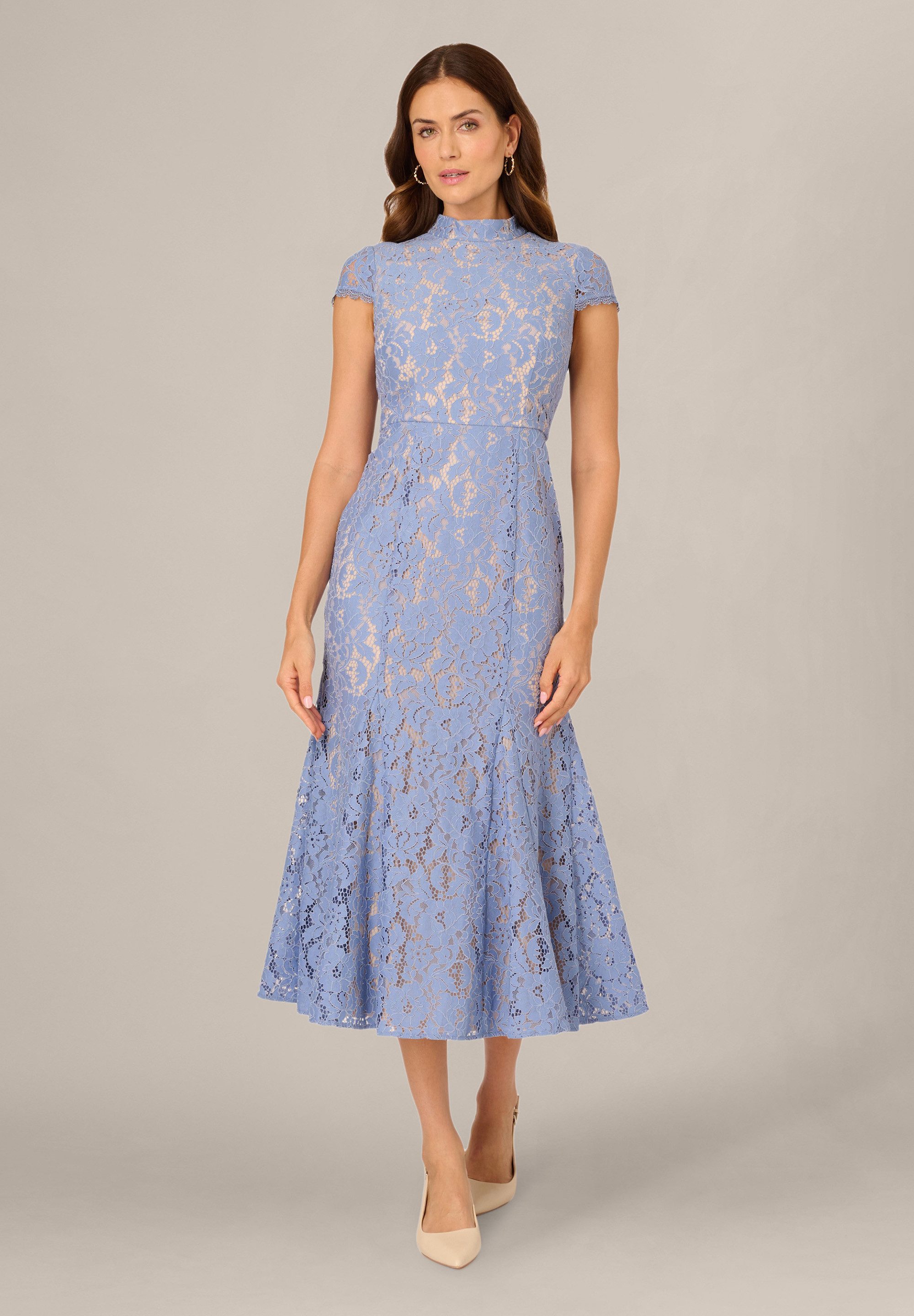 Adrianna Papell Abendkleid Ankle Length Lace Dress Romantisch, raffiniert, edel