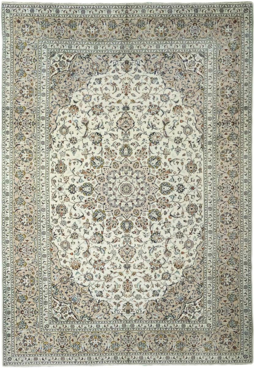 Orientteppich Keshan 241x344 Handgeknüpfter Orientteppich / Perserteppich, Nain Trading, rechteckig, Höhe: 12 mm