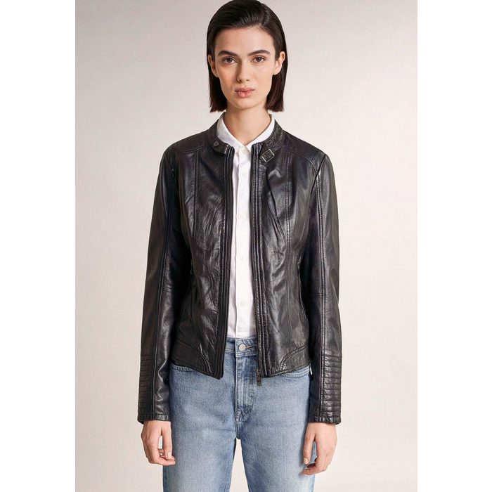 Salsa Blouson MANHATTAN leather Jacke regular Unifarben