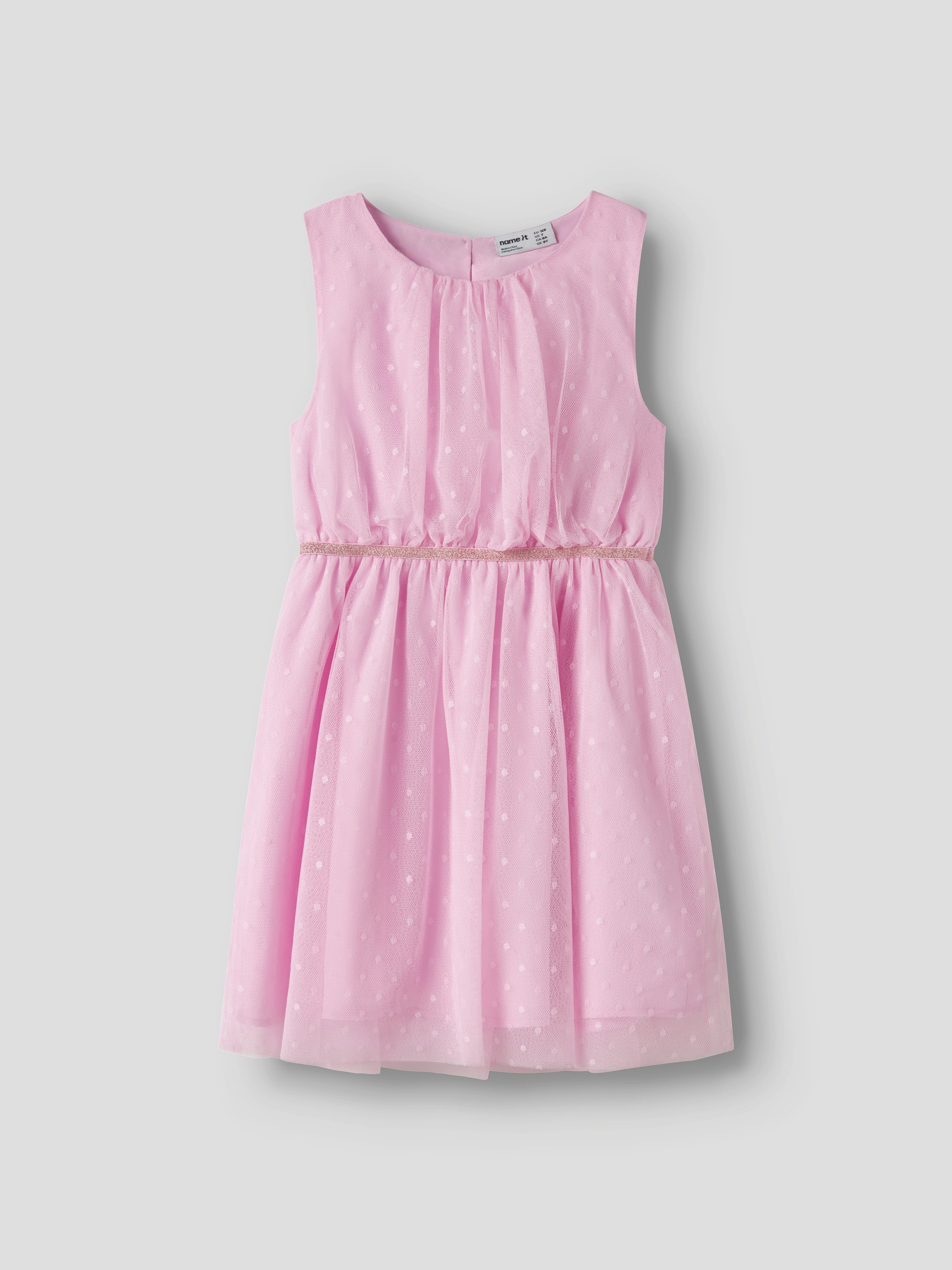 Name It Tüllkleid NKFVABOSS SPENCER Kunstfaser, elastische Taille mit Glitzereffekt