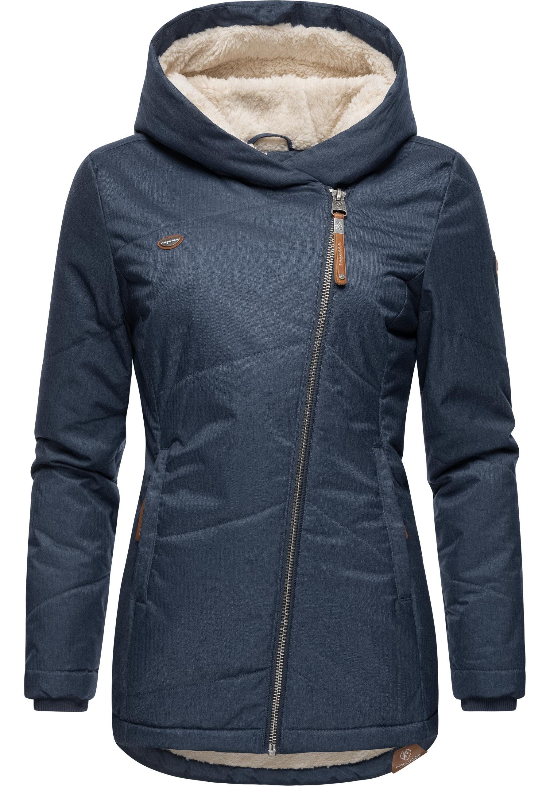 Ragwear Winterjacke Gordon Sportliche wasserdichte Outdoorjacke mit Kapuze
