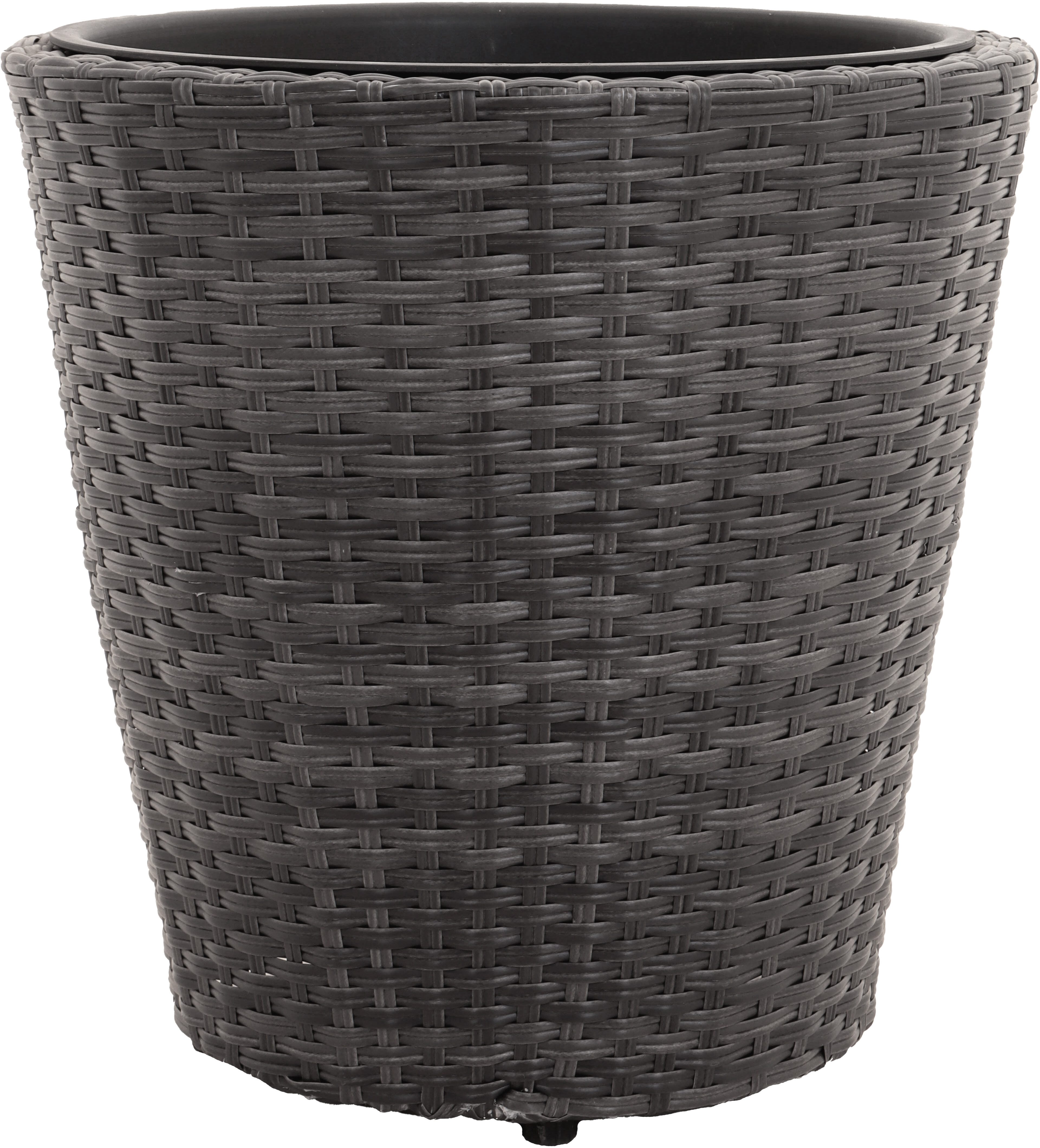 tegawo Pflanzkübel Polyrattan konisch rund günstig online kaufen