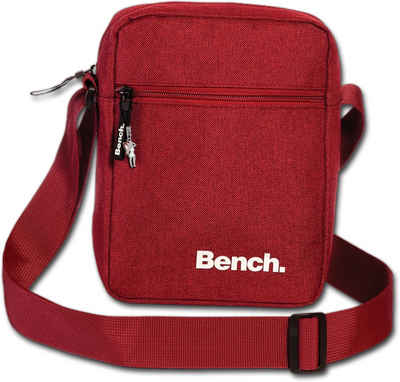 Bench. Umhängetasche Bench sportliche Umhängetasche rot (Umhängetasche, Umhängetasche), Unisex Tasche Polyester rot, klein 17x23x8cm