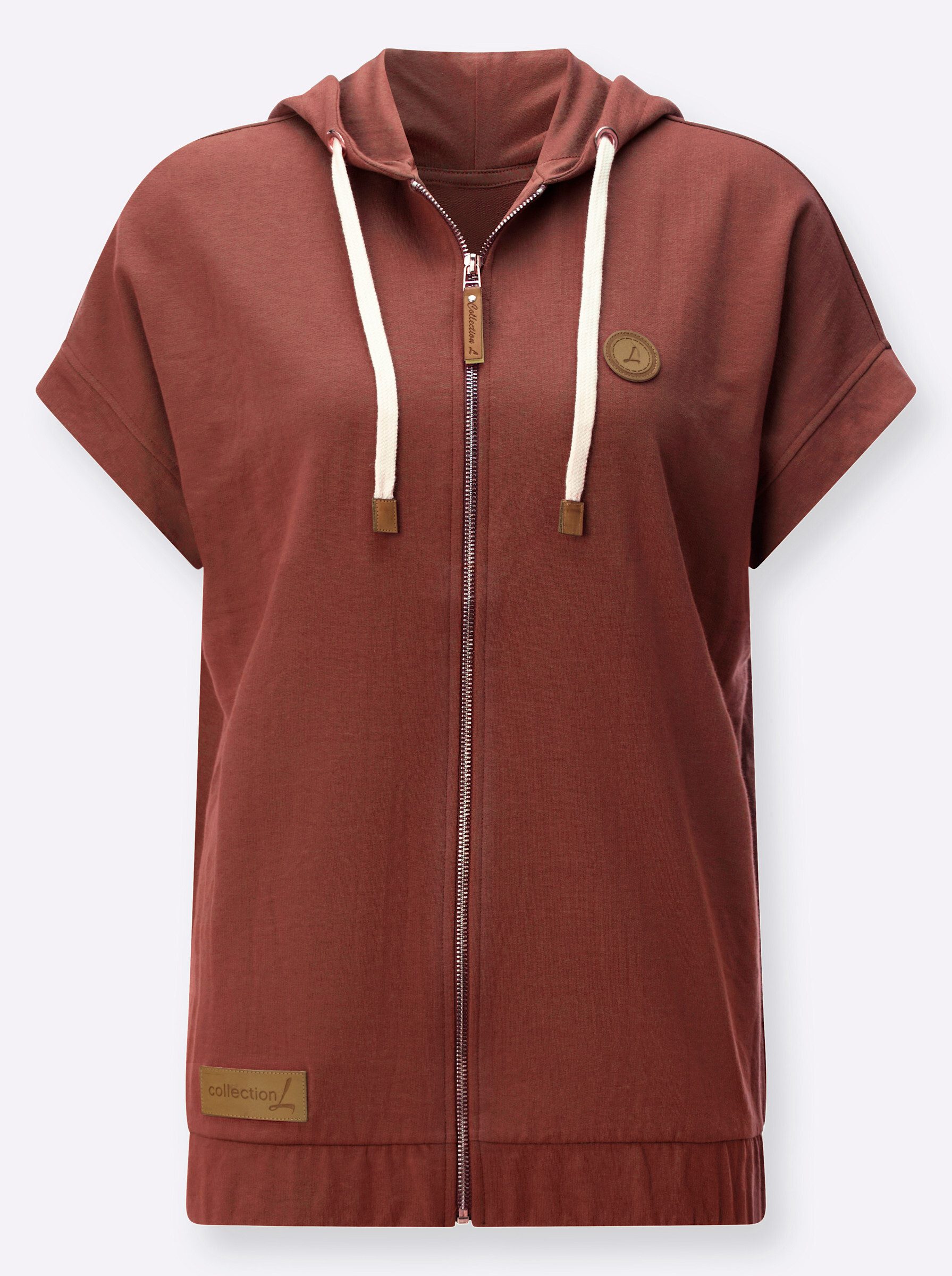 Witt Shirtjacke Sweatjacke Kurzarm