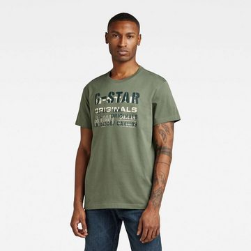 G-Star RAW T-Shirt Herren T-Shirt STENCIL (1-tlg)