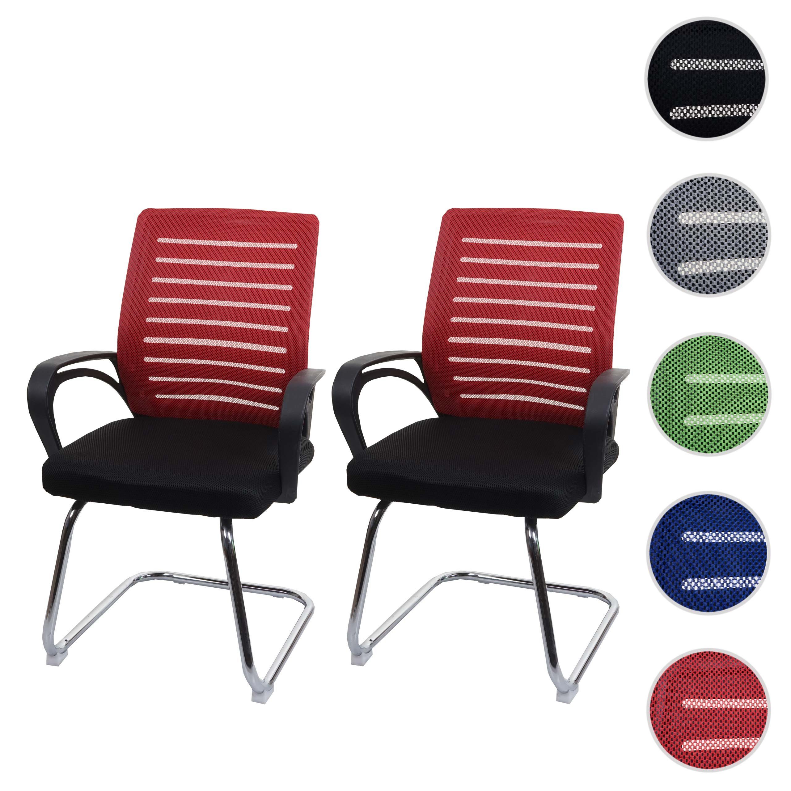MCW Besucherstuhl MCW-K51 (Set), Inklusive Fußbodenschoner, Abgerundete Eck günstig online kaufen