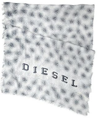 Diesel Strickschal Diesel Jeans Smarin Sciarpa Printed Icon Logo Scarf Schal Tuch Tücher
