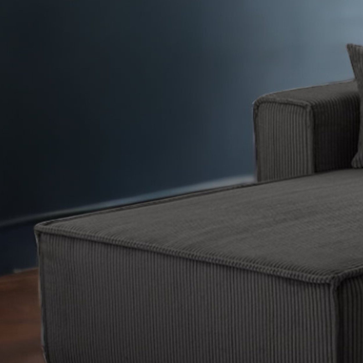 inter Ecksofa Ecksofa Wohnlandschaft Gibraltar Cord XL Anthrazit, AKTION, mit Bettfunktion
