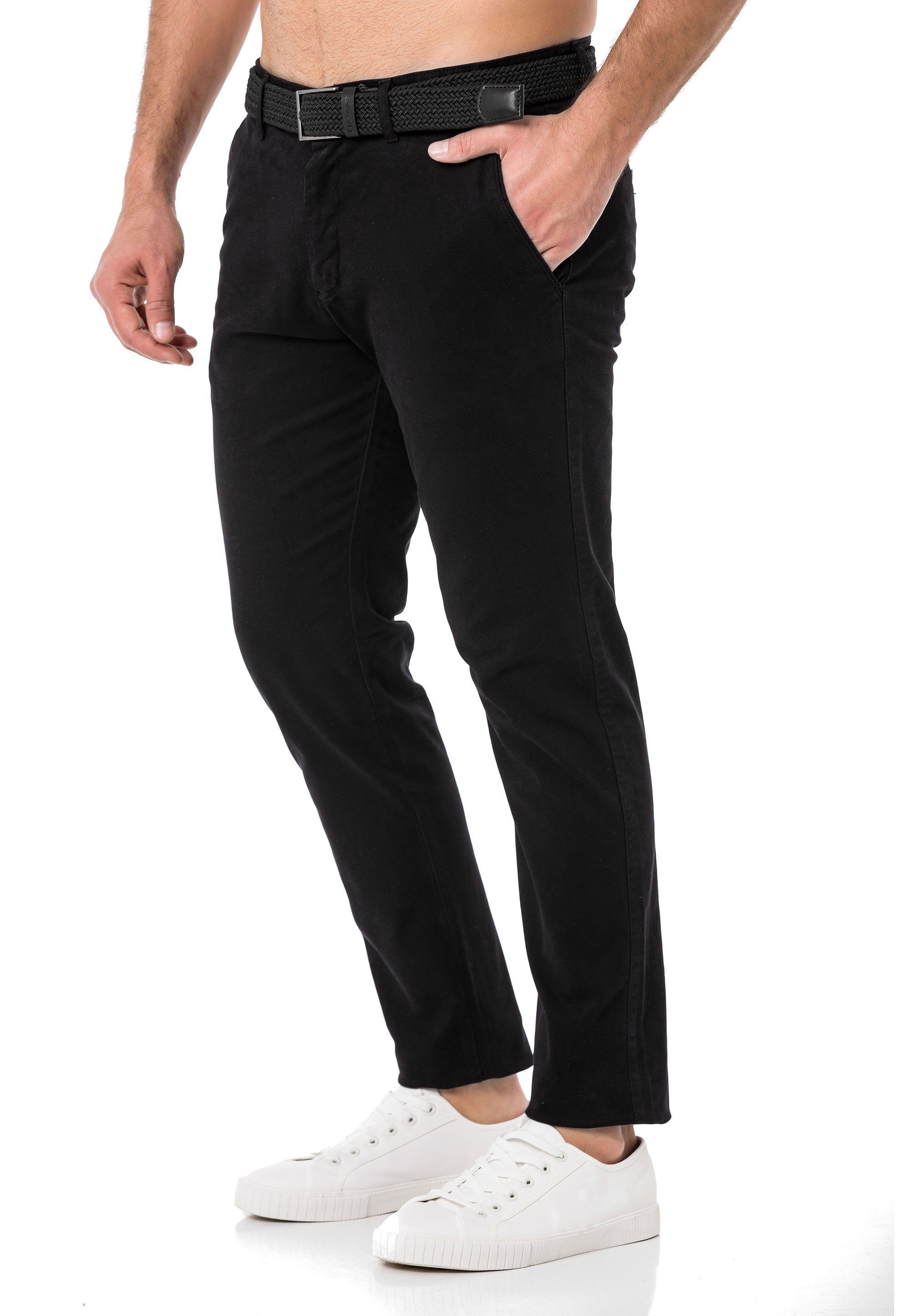 RedBridge Chinohose inklusive hochwertigem Stretch-Gürtel Casual günstig online kaufen
