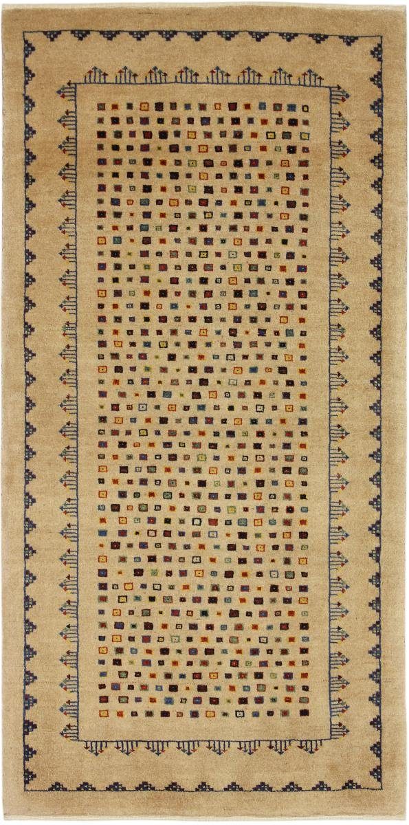 Orientteppich Perser Gabbeh Loribaft 78x165 Handgeknüpfter Moderner Orientteppich, Nain Trading, rechteckig, Höhe: 12 mm