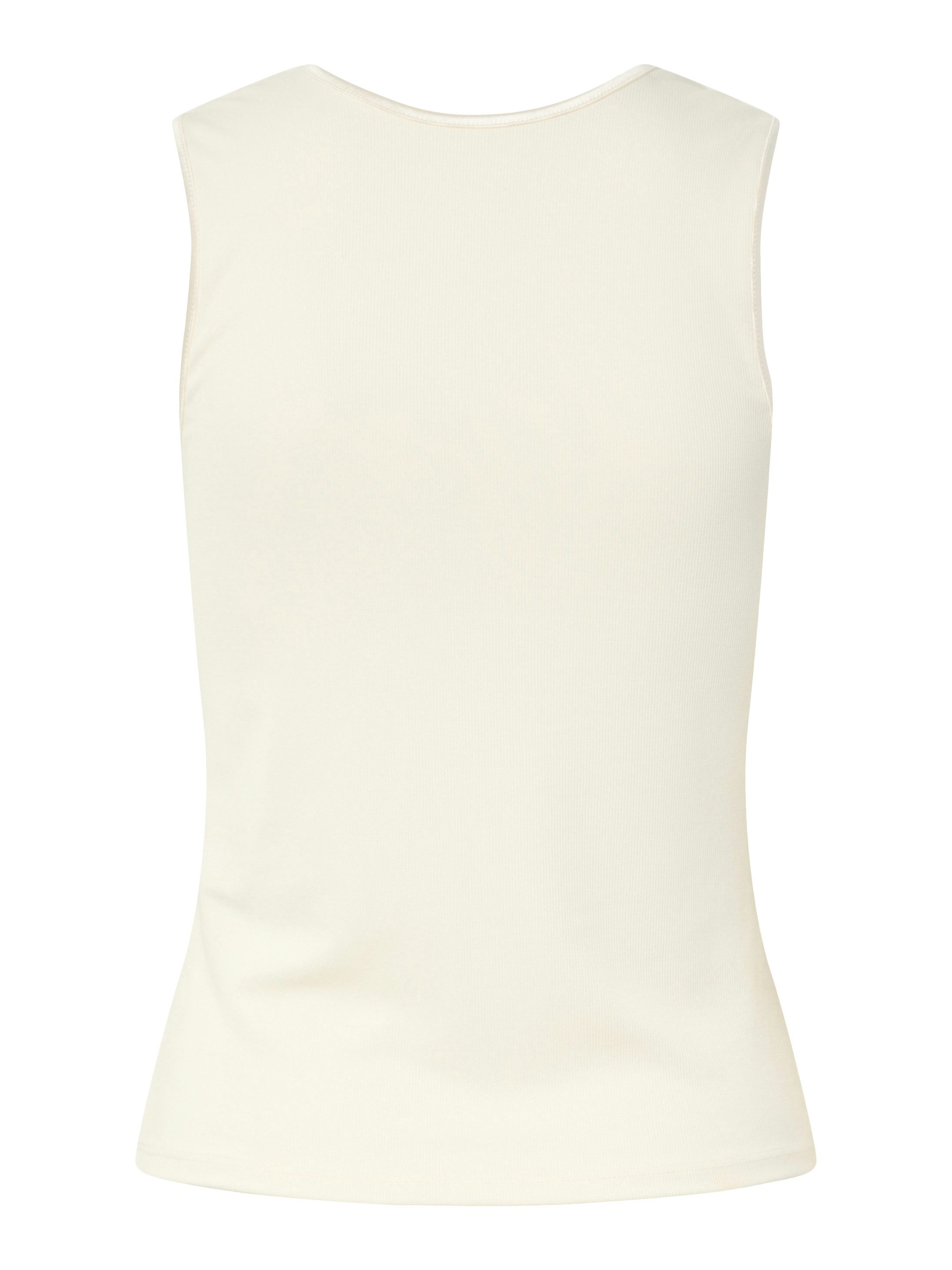 Y.A.S Tanktop YASPALOMA TANK TOP NOOS mit Satinpaspel