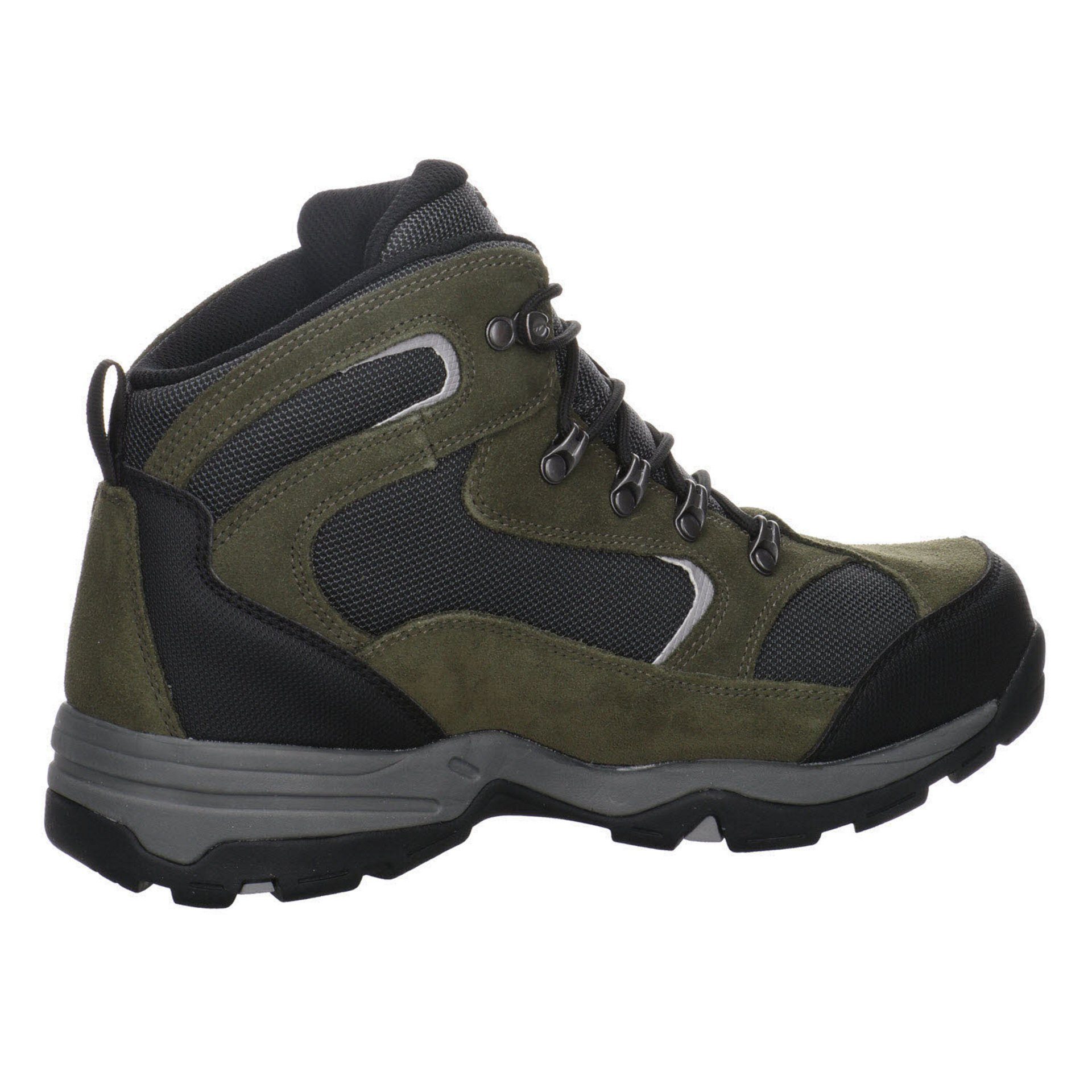 WP Storm Outdoor Schuhe Herren OLIVE Outdoorschuh HI-TEC Leder-/Textilkombination NIGHT/GREY/BL Hi-Tec work Outdoorschuh