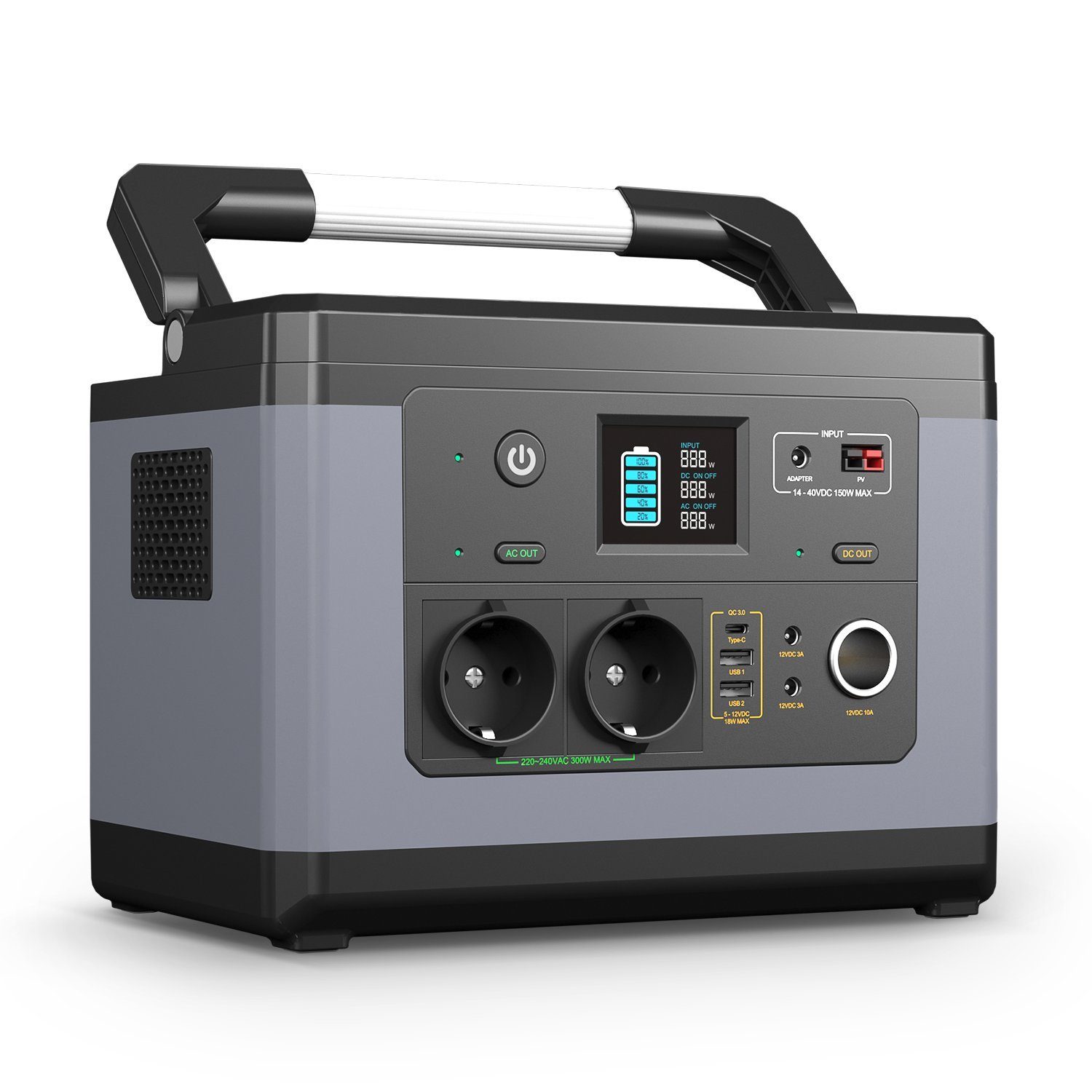 BLUETTI Генератори PS50 500Wh/300W mit typ-C Ausgang, (1-tlg)