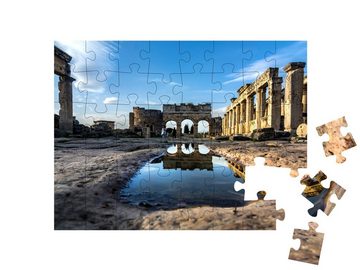 puzzleYOU Puzzle Hierapolis antike Stadt Pamukkale Türkei, 48 Puzzleteile, puzzleYOU-Kollektionen