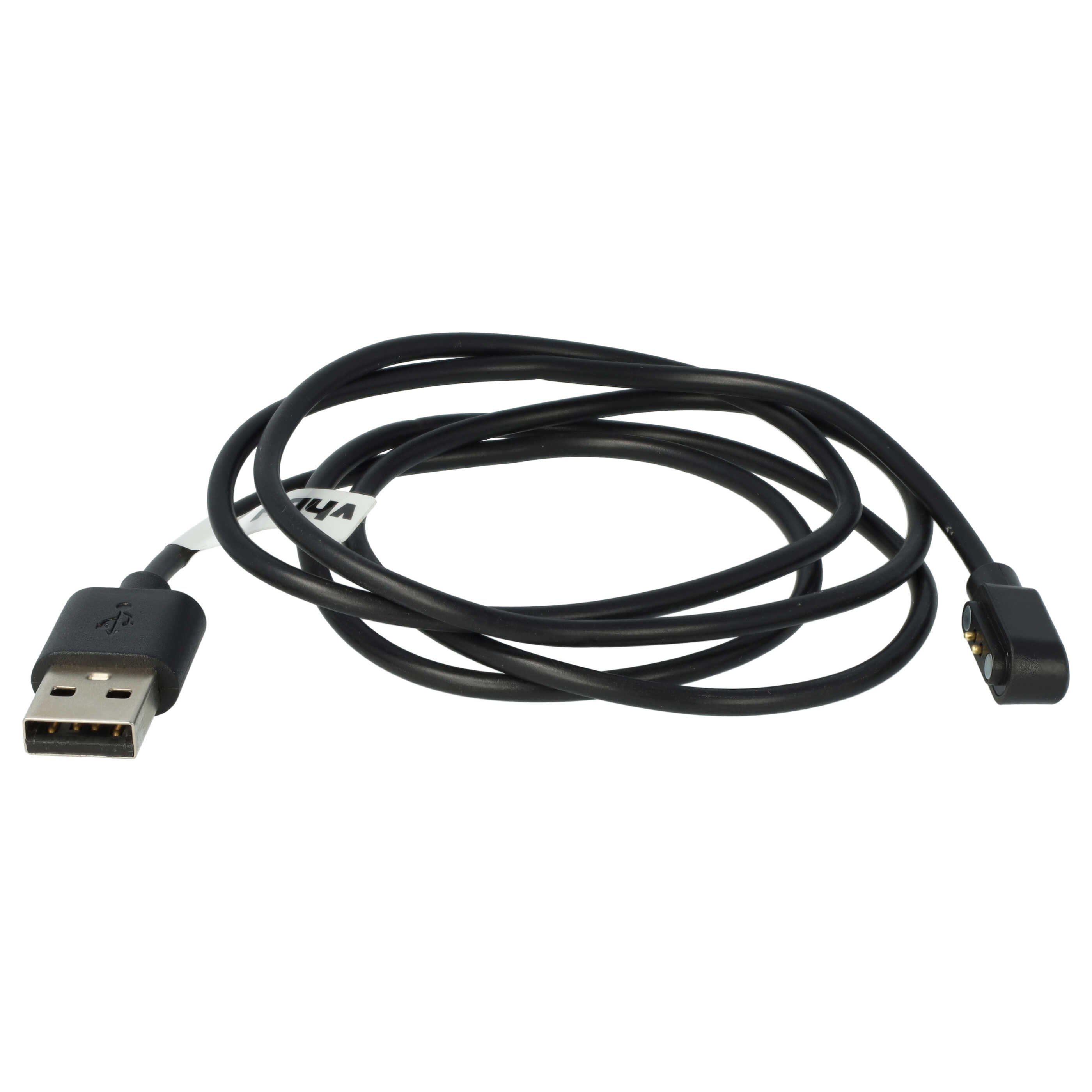 vhbw USB Ladekabel passend für Willful SW025, ID205U, IP68, SW01, SW021, SW Smartwatch-Ladekabel, (100.0 cm)