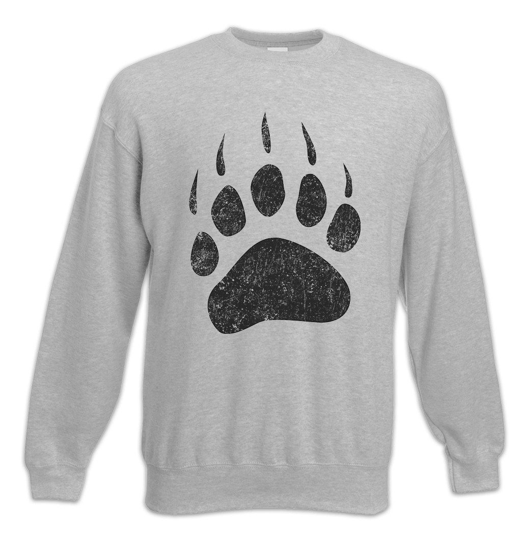 Urban Backwoods Sweatshirt Bear Paw Sweatshirt Bär Kralle Tatze Pfote Jäger Jagd Hunter Hunt (1-tlg) Hunting Hillbilly Redneck Rednecks