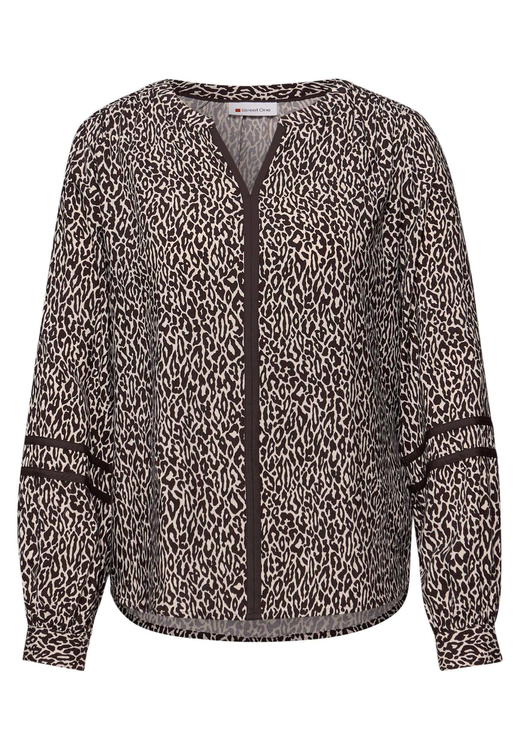 STREET ONE Langarmbluse Tunic blouse w piping details günstig online kaufen
