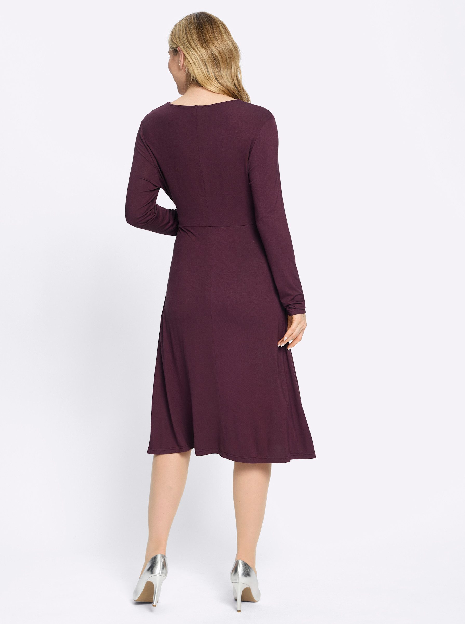 Sieh an! Etuikleid Jersey-Kleid Langarm
