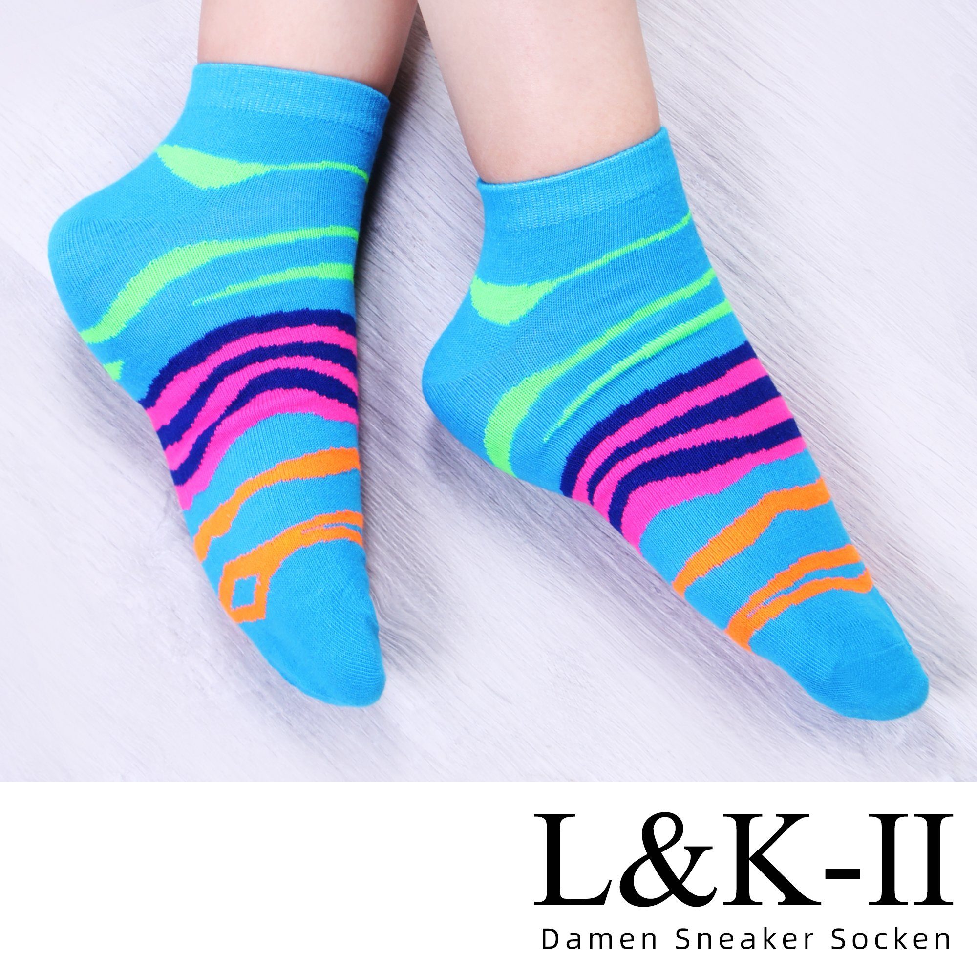 Libella Sneakersocken 92238 (12er-Pack) Sneaker Socken Füßlinge Nenofarben