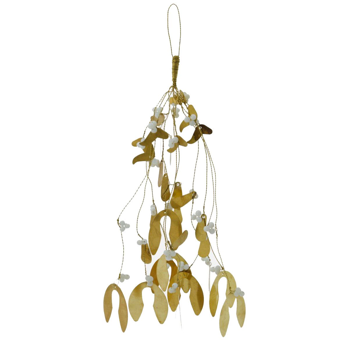 House Doctor Dekoobjekt Ornament MISTLETOE messing, 15x37 cm