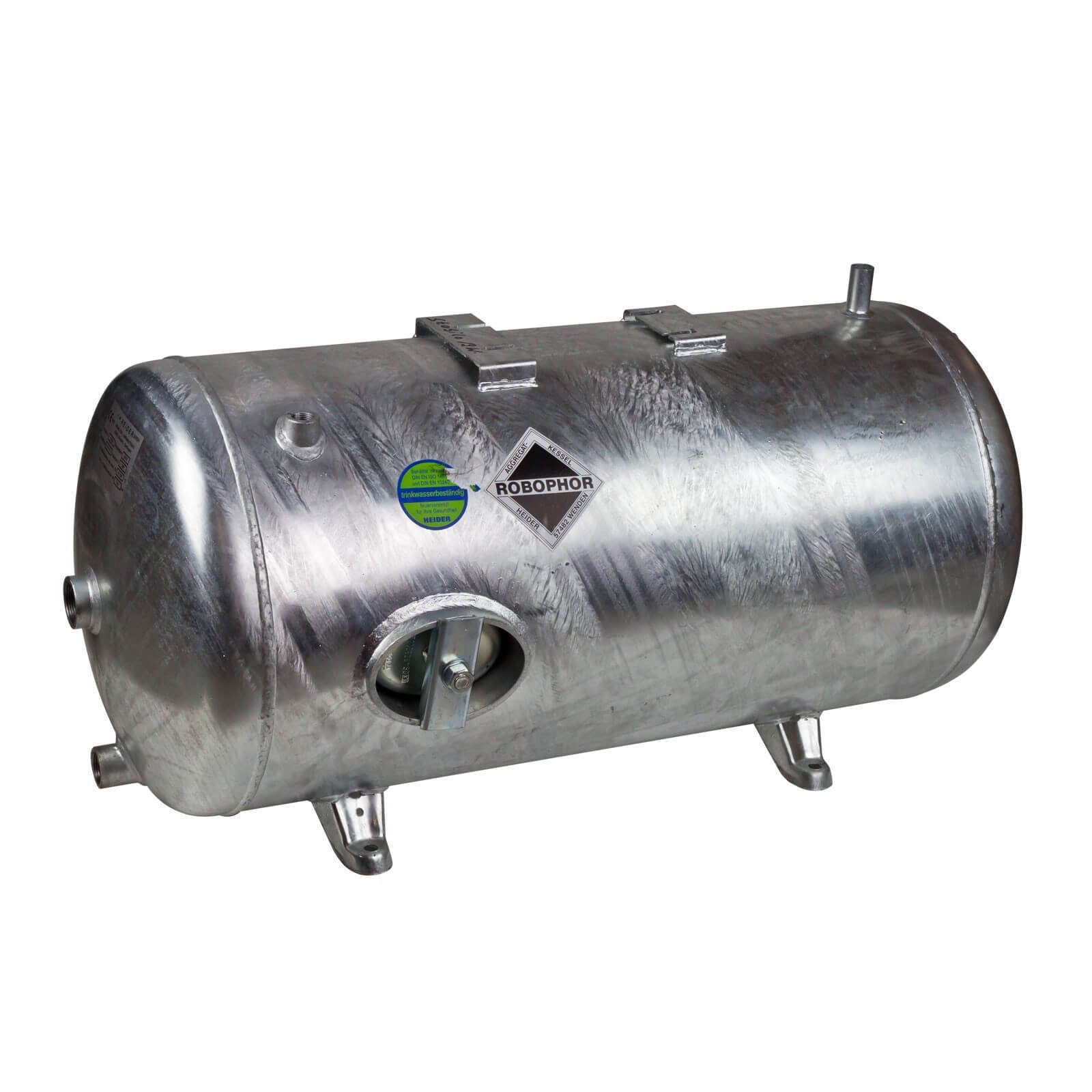 Heider Druckbehälter Heider Robophor Druckkessel 150L 6bar Druckbehälter liegend für