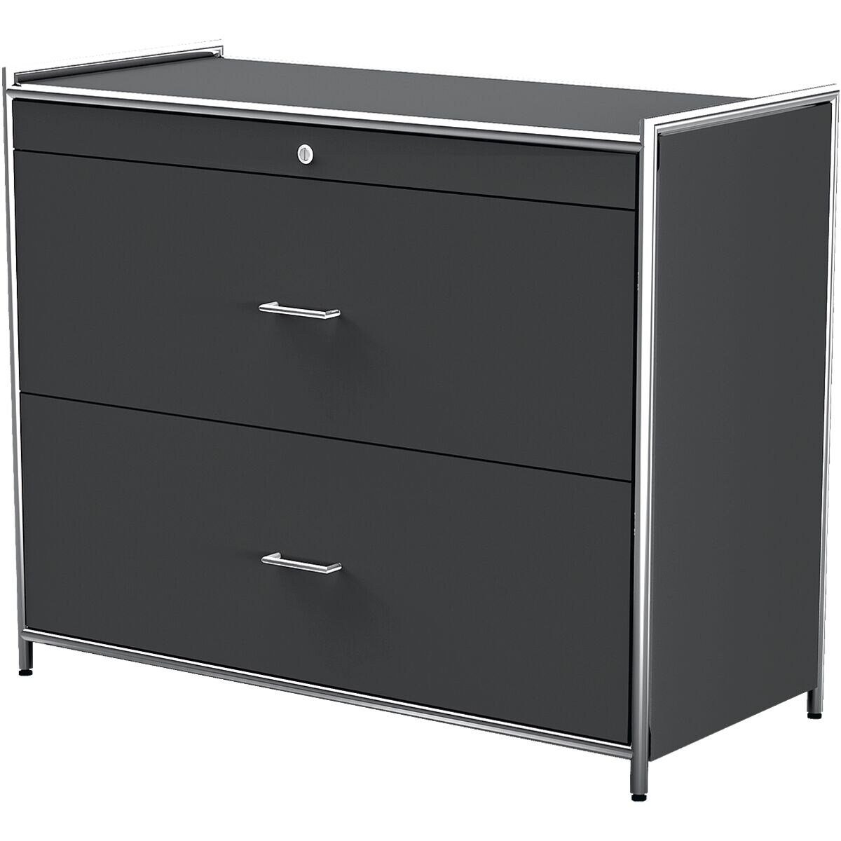 KERKMANN Hängeregisterschrank Hängeregistraturschrank Artline Transparent BxTxH 100x47x80cm anthrazi