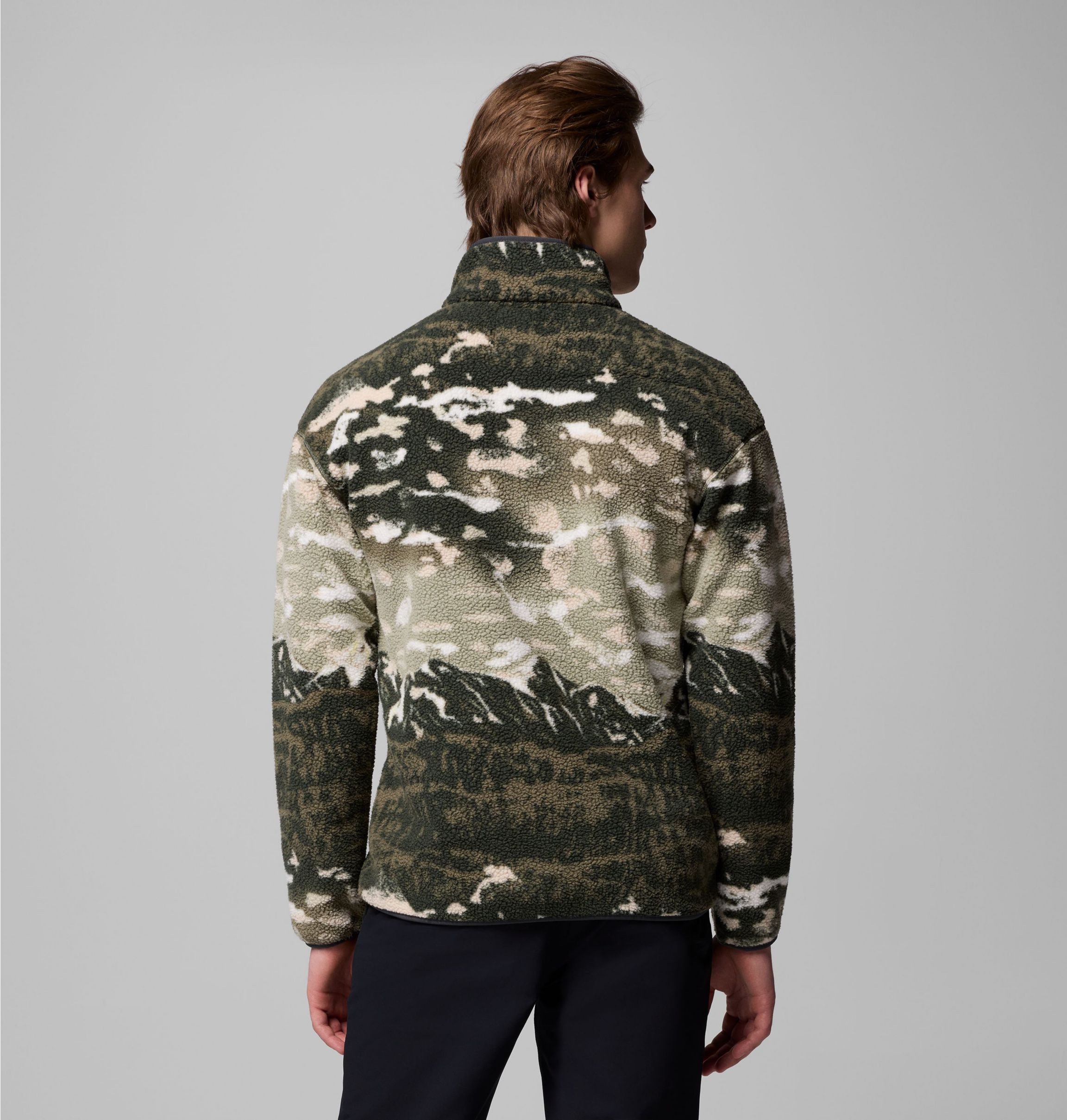 Columbia Strickfleece-Pullover Helvetia? II Printed Half Snap Fleece SAFARI günstig online kaufen