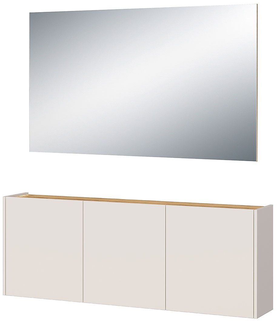 GERMANIA Garderoben-Set GW-Libbiano, (2-St), Garderoben-Set bestehend aus Schuhschrank und Spiegel