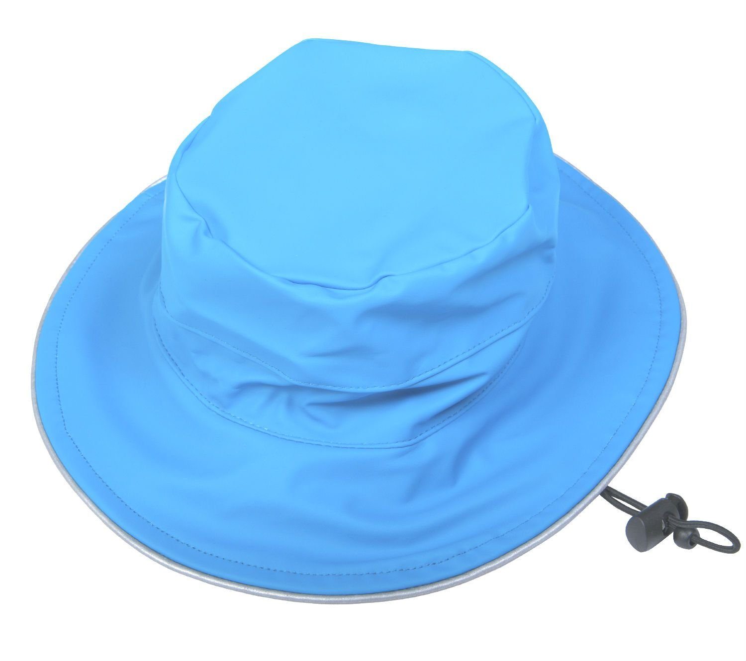 DRY KIDS Regenhut (1-St) Wasserdichter Regenhut für Kinder, reflektierende Regenkleidung Hellblau