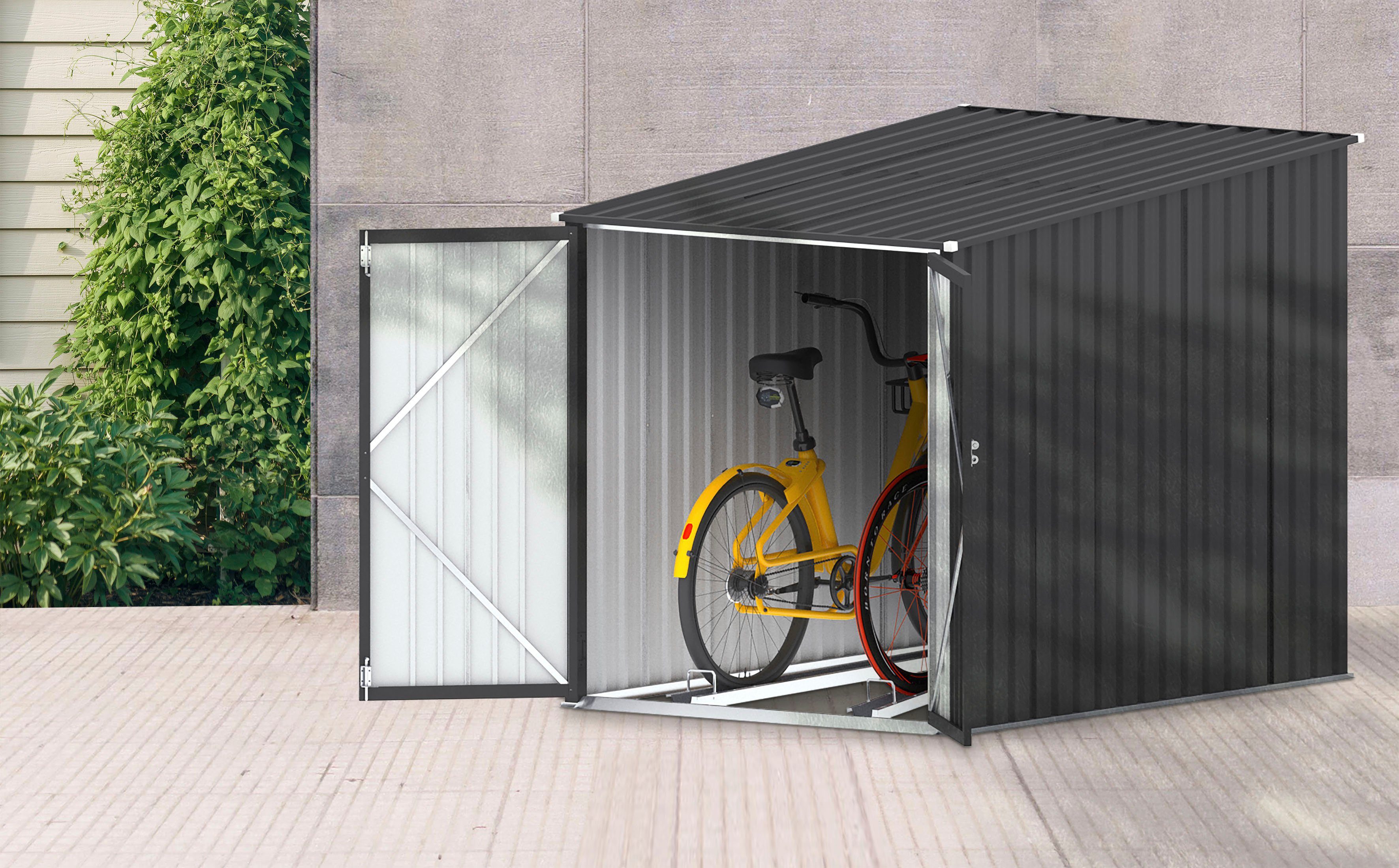 Tepro Fahrradbox Bike & More Midi, BxTxH: 142x197x157 cm