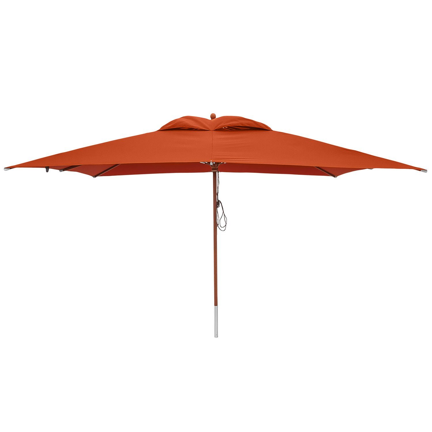 anndora-sonnenschirm Sonnenschirm 3x4 Meter Marktschirm rechteckig, günstig online kaufen