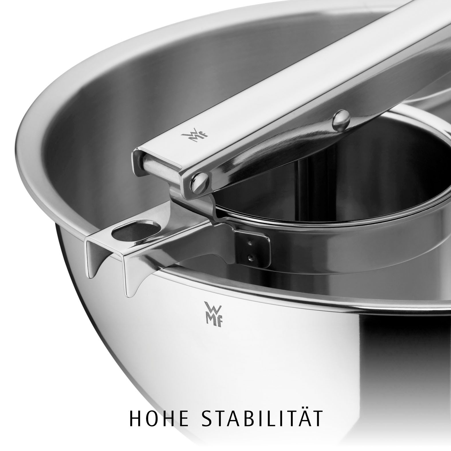 WMF Kartoffelpresse Gourmet (1 St), Cromargan® Edelstahl Rostfrei 18/10, mit Auflagehaken