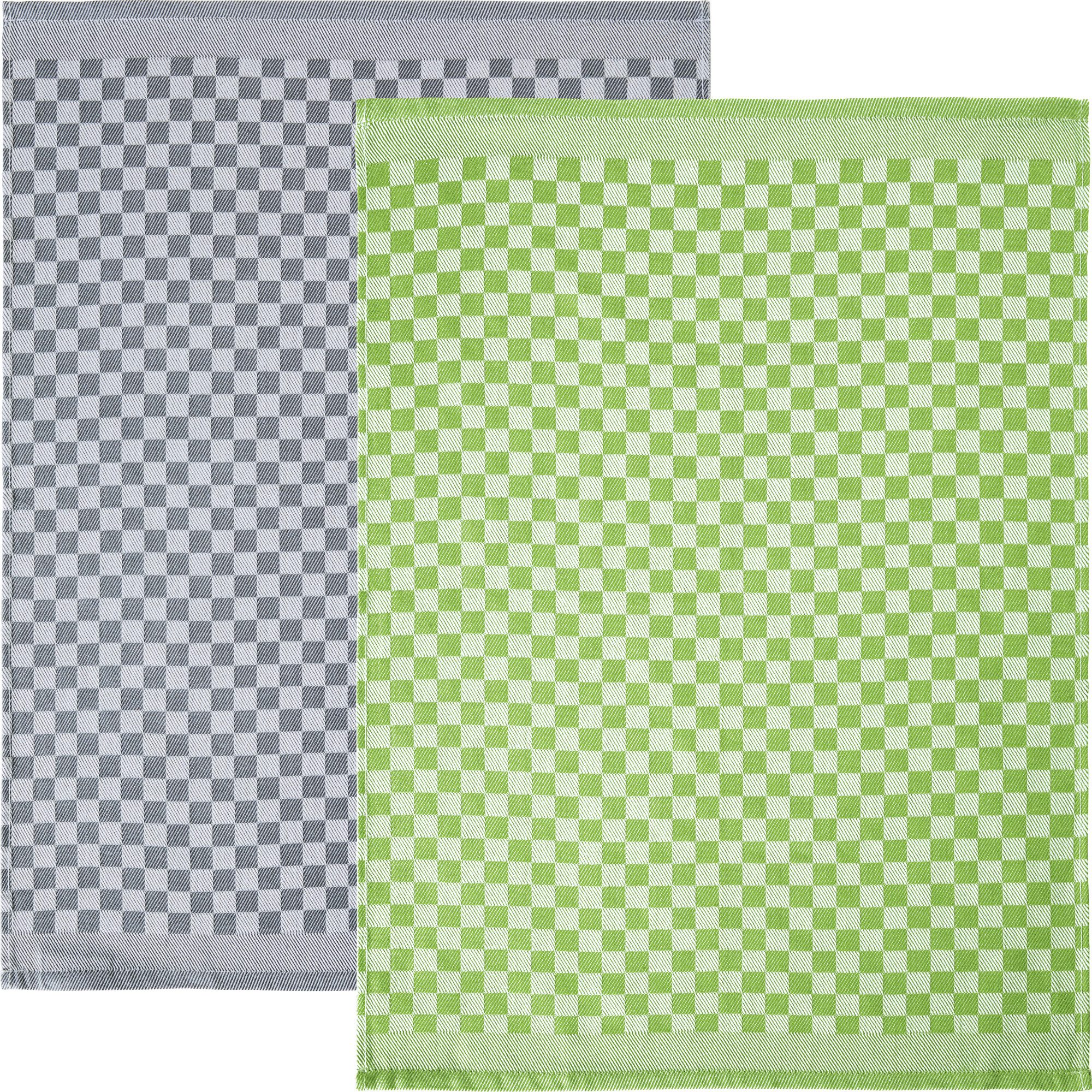 Erwin Müller Geschirrtuch Geschirrtuch 2er-Pack, Baumwolle Karo günstig online kaufen