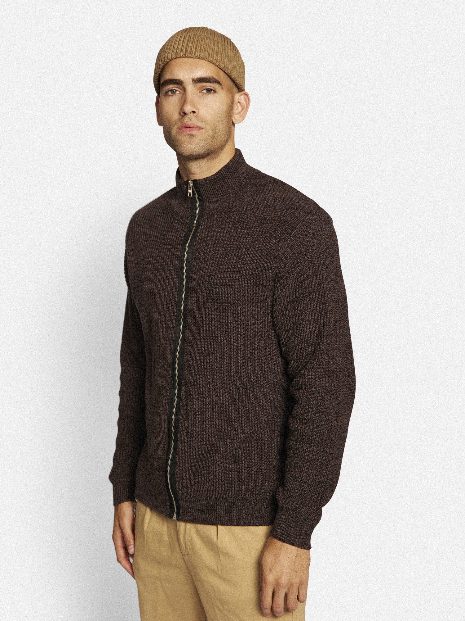 REDEFINED REBEL Rundhalspullover Redefined Rebel Knit RRGunnar Knit