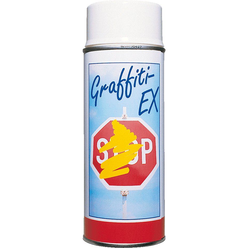 König Werbeanlagen Montagezubehör Graffiti-EX Spray, zum Reinigen glatter Oberflächen, reagiert schnell, 400ml/Dose