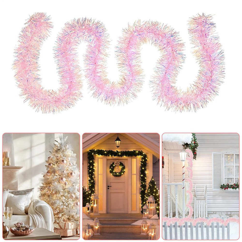 Kunstgirlande Weihnachtsgirlande Lametta 9cm x 2m günstig online kaufen