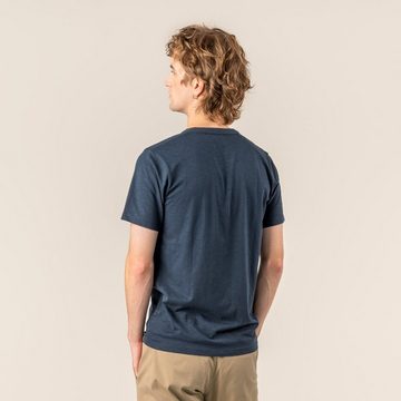 LIVING CRAFTS T-Shirt OTHELLO Stylisches T-Shirt mit Kragen aus Single-Jersey